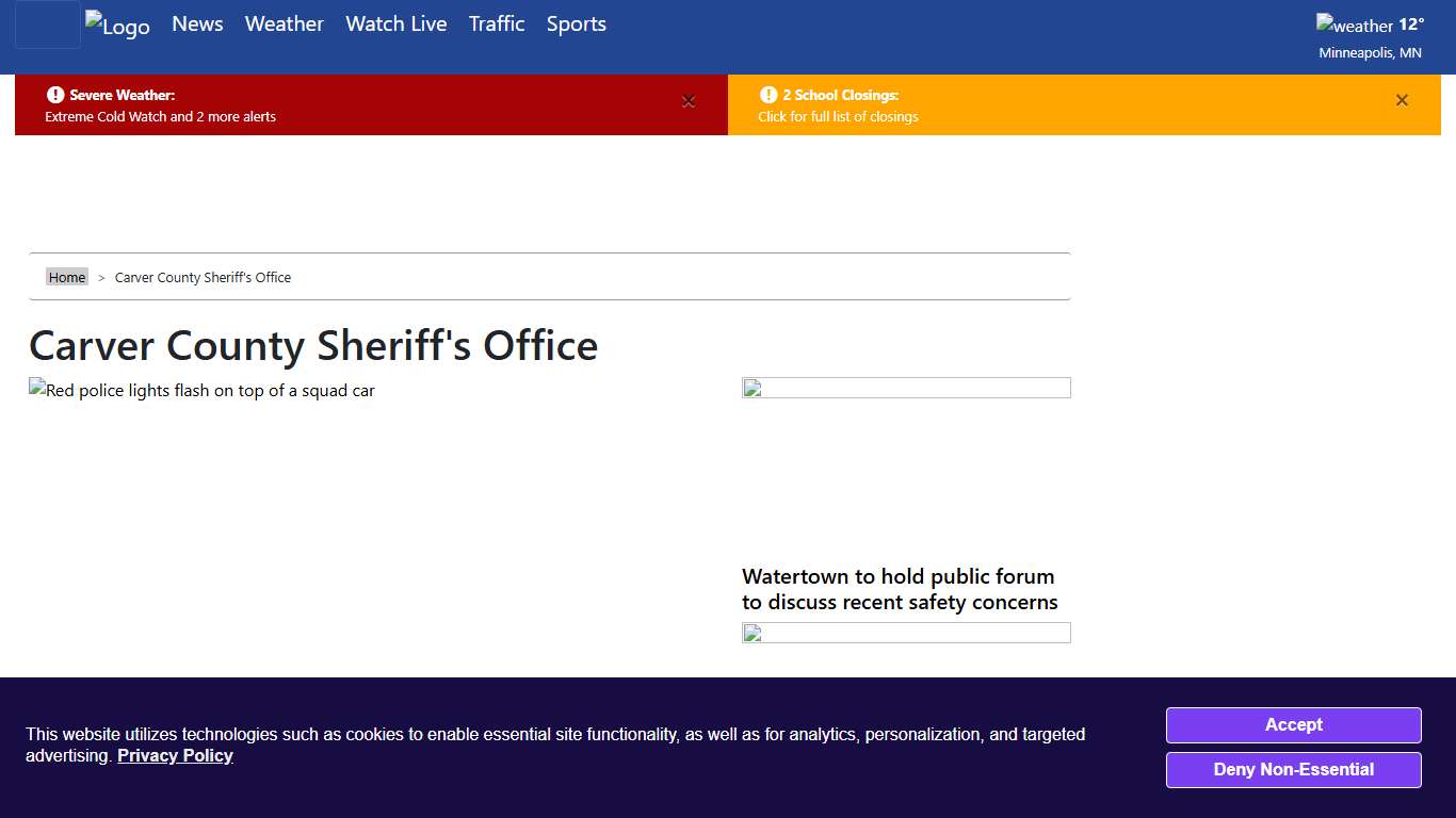 Carver County Sheriff's Office Archives - KSTP.com 5 Eyewitness News